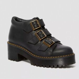 COPPOLA WYOMING Dr. Martens Black Platform Ankle Boots